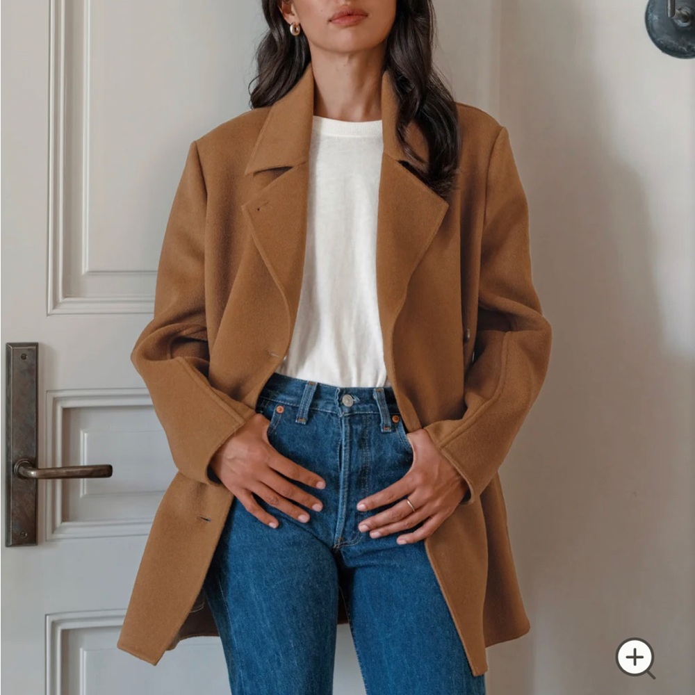 Jenni Kayne Tan Pea Coat